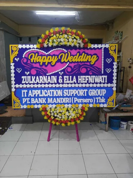 Papan Bunga Tempelan Blora